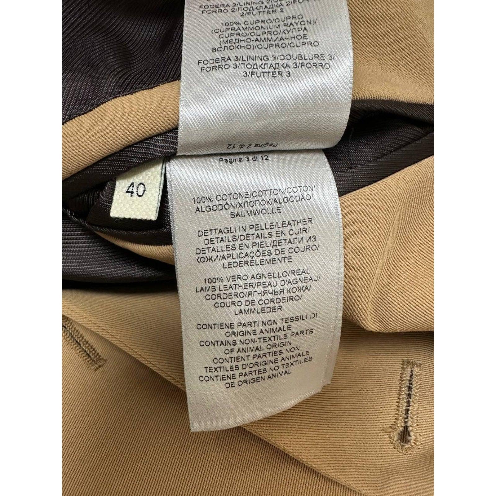 Bottega Veneta 2019 Beige Langarm Blazer Sz.40 Damen im Angebot