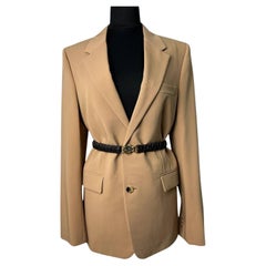Bottega Veneta 2019 Beige Langarm Blazer Sz.40
