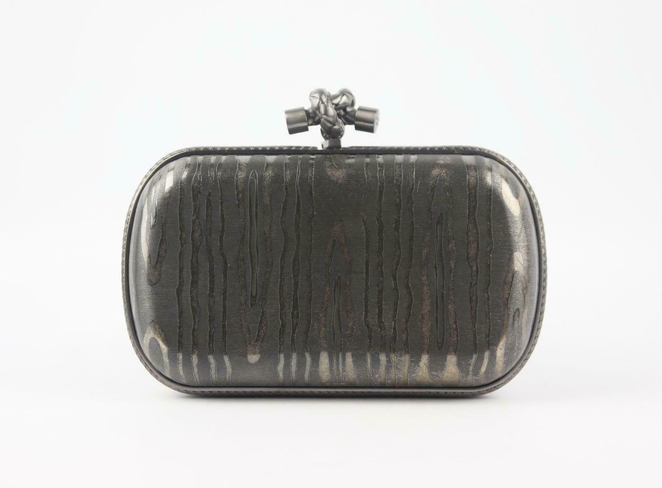 Bottega Veneta 50th Anniversary Limited Edition The Knot Sterling Silver Clutch In Excellent Condition In London, GB