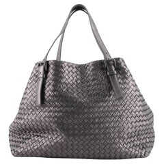 Bottega Veneta Intrecciato Large A-Shape Tote Bag - Neutrals Totes