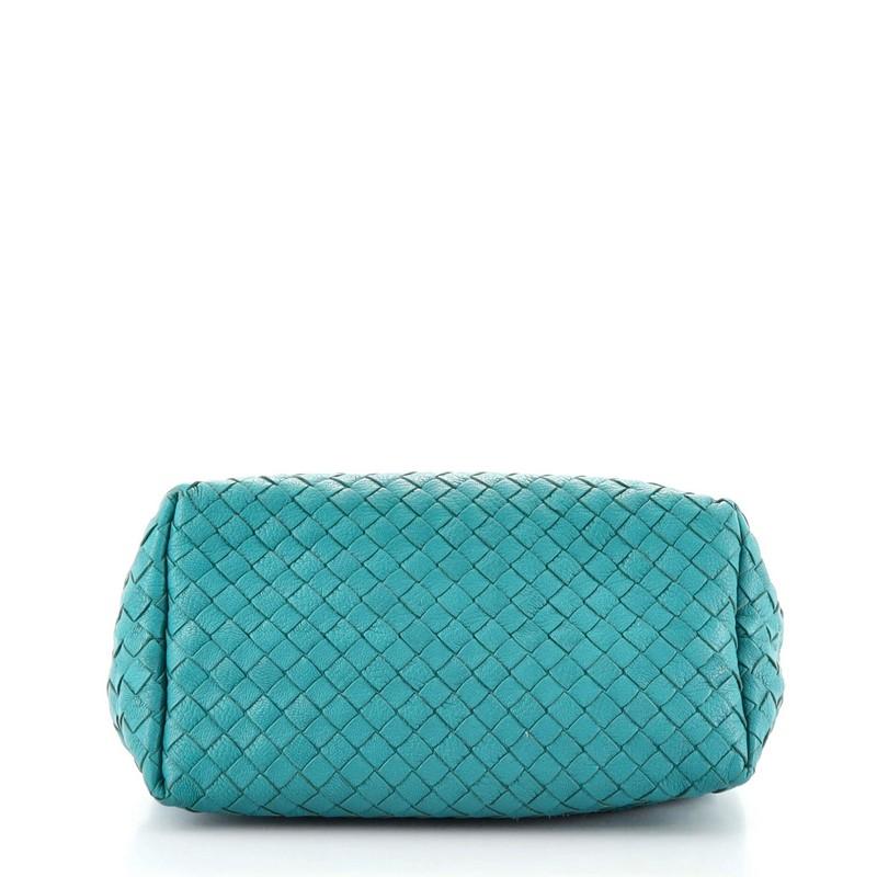 Umhängetasche Intrecciato Nappa Mini mit Akkordeonklappe und Kette von Bottega Veneta für Damen oder Herren