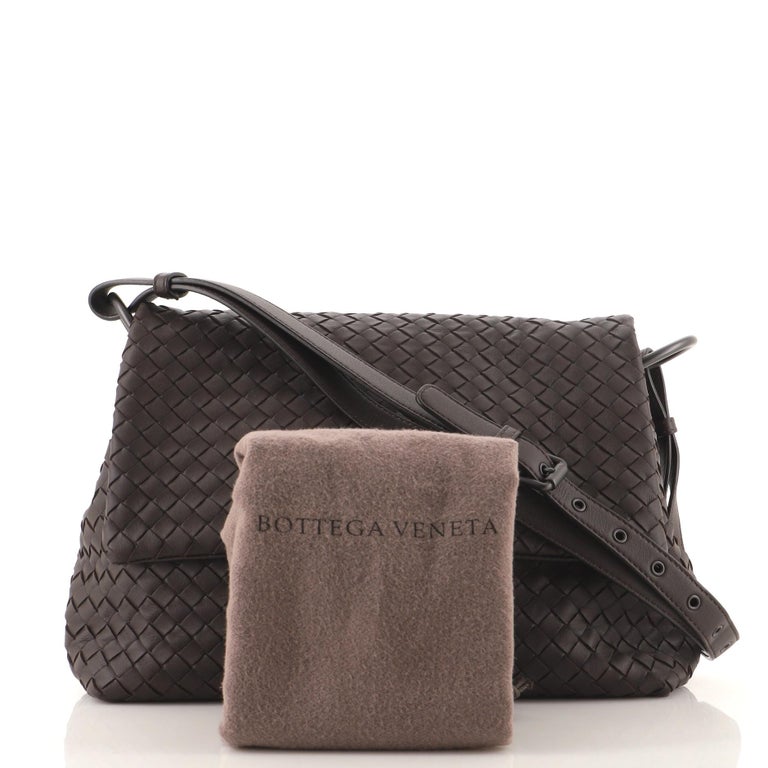 Bottega Veneta Adjustable Flap Shoulder Bag Intrecciato Napa