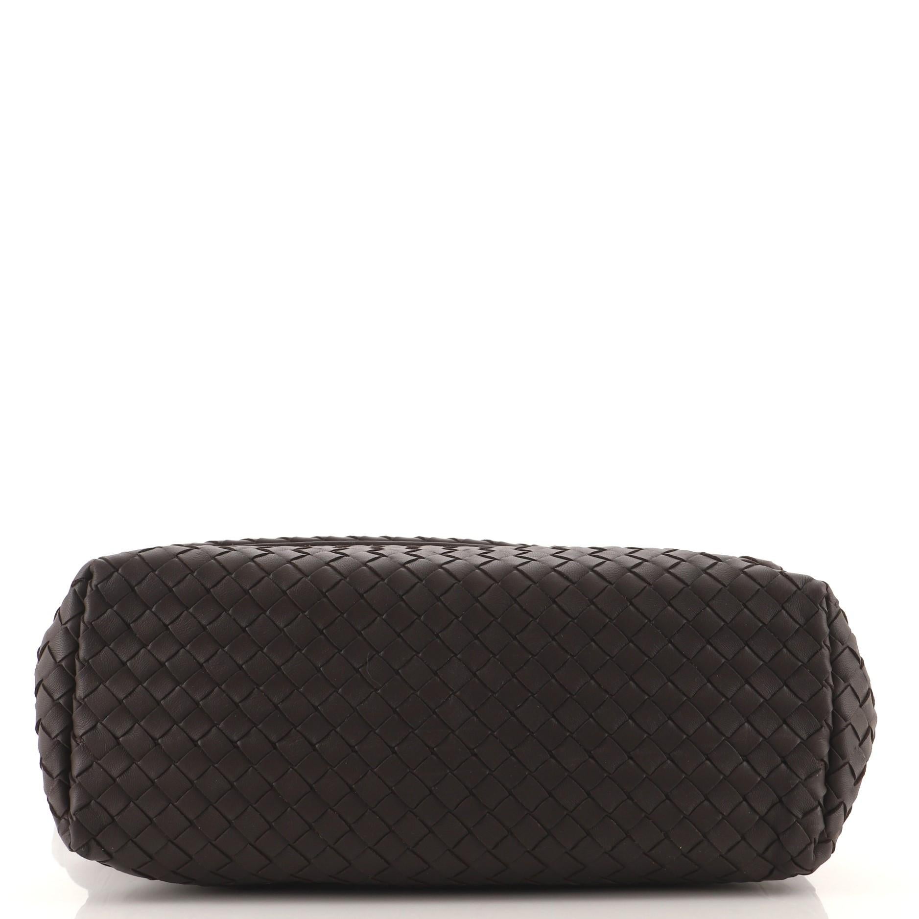 Verstellbare Umhängetasche Intrecciato Nappa mit Klappe von Bottega Veneta Medium für Damen oder Herren