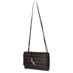Bottega Veneta Andiamo Clutch — Brown