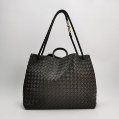 Borsa Bottega Veneta Andiamo grande, color cioccolato fondente
