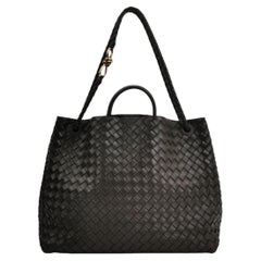 Borsa Bottega Veneta Andiamo grande, color cioccolato fondente