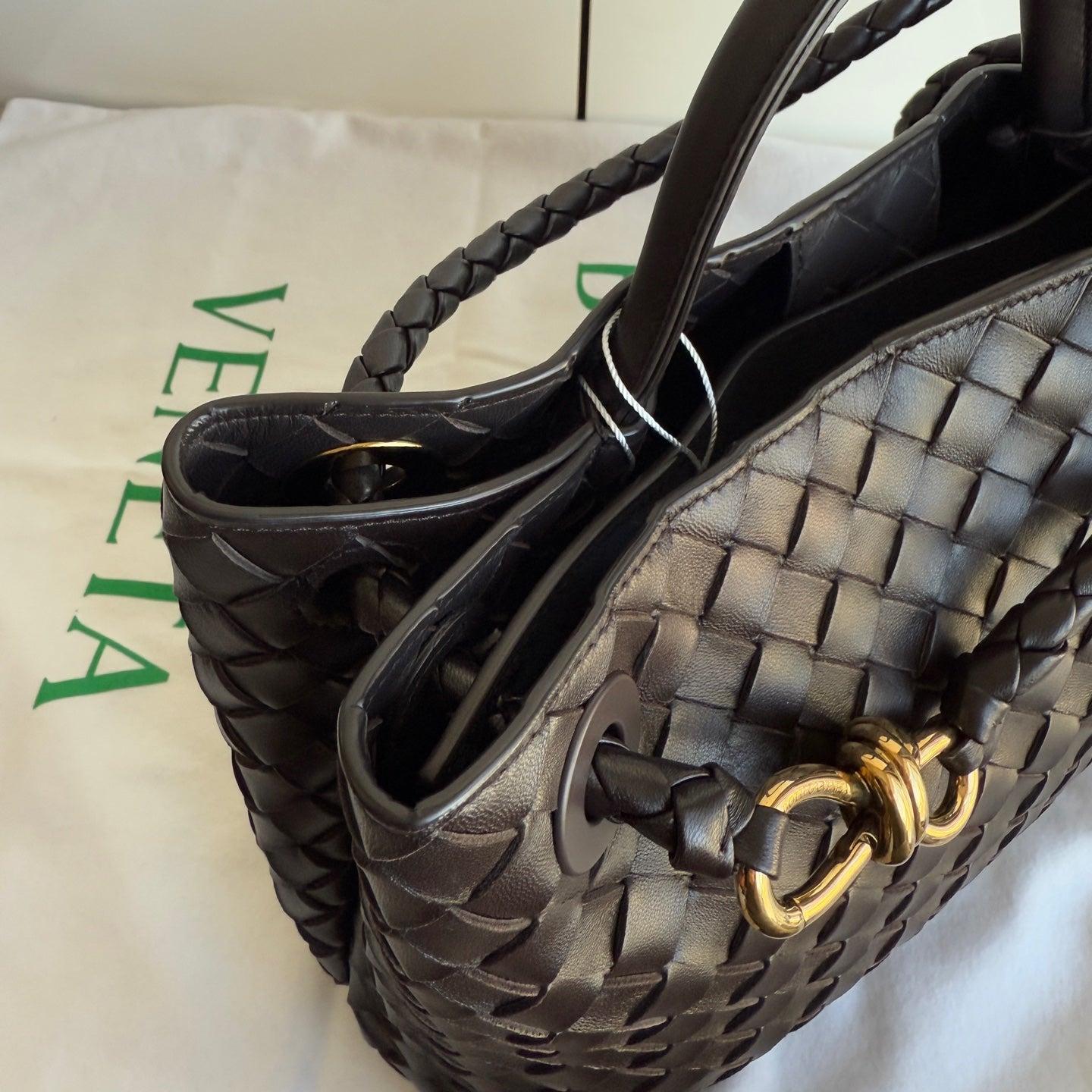 Bottega Veneta Andiamo Medium Fondant Marrone Cioccolato Scuro in vendita 13