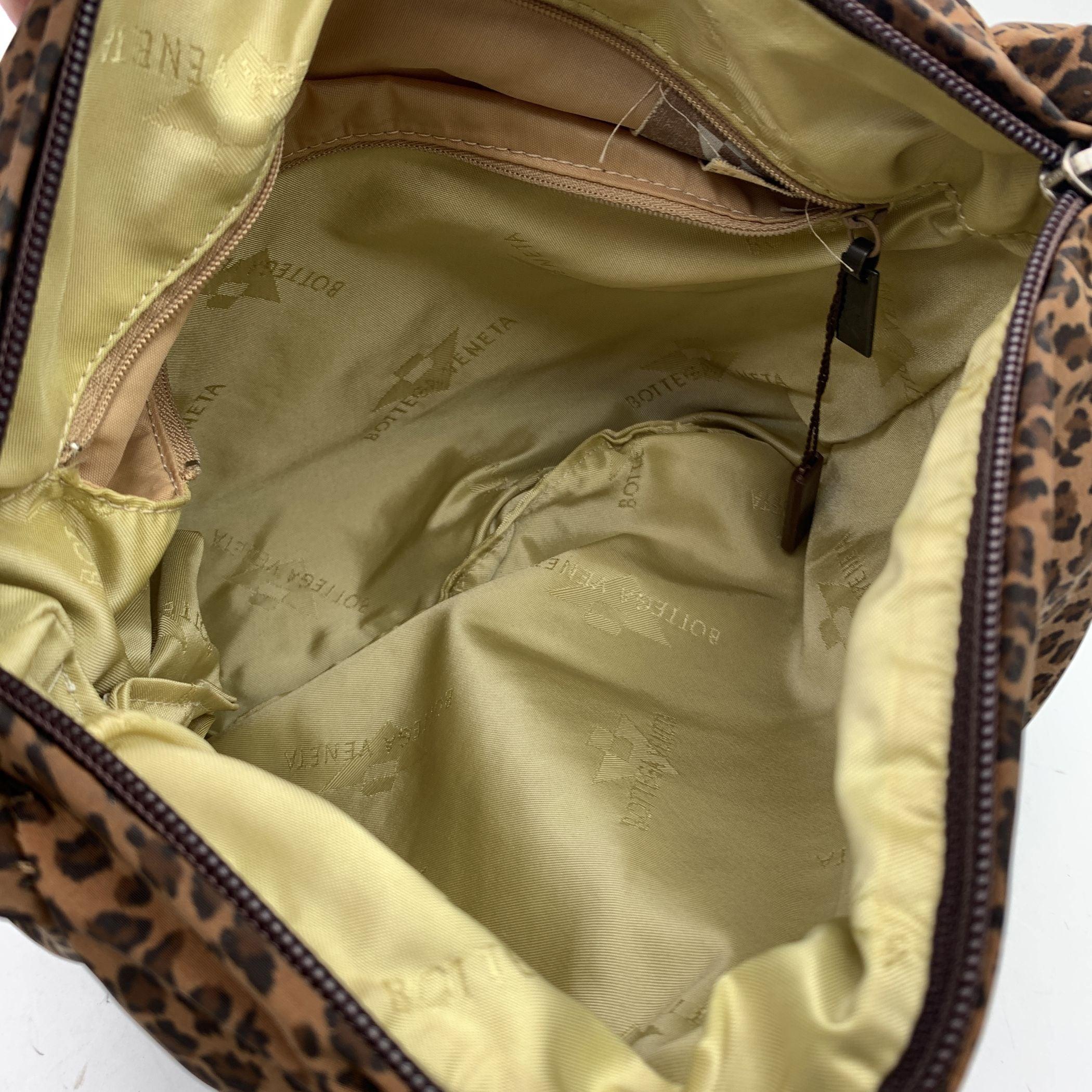 Women's Bottega Veneta Animalier Leopard Fabric Tote Hobo Shoulder Bag