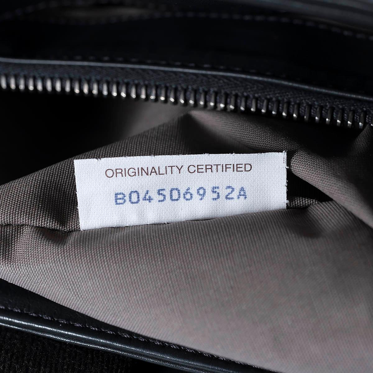 BOTTEGA VENETA anthracite gray leather INTRECCIATO SOFT BRIEFCASE Bag For Sale 3