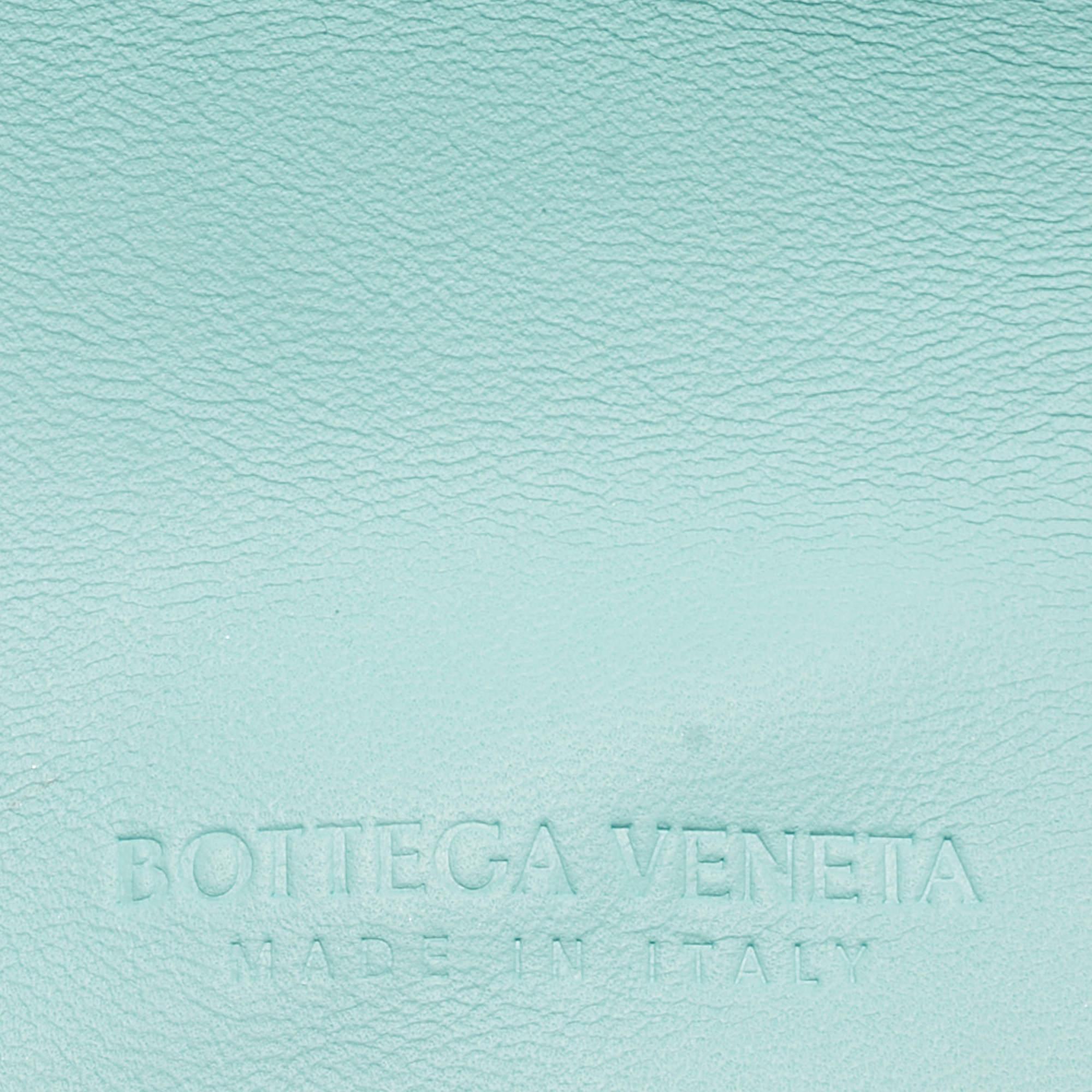 Bottega Veneta Aqua Green Intrecciato Leather Candy Arco Tote 4