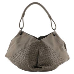 Bottega Veneta Aquilone Fortune Cookie Hobo Intrecciato Nappa Small