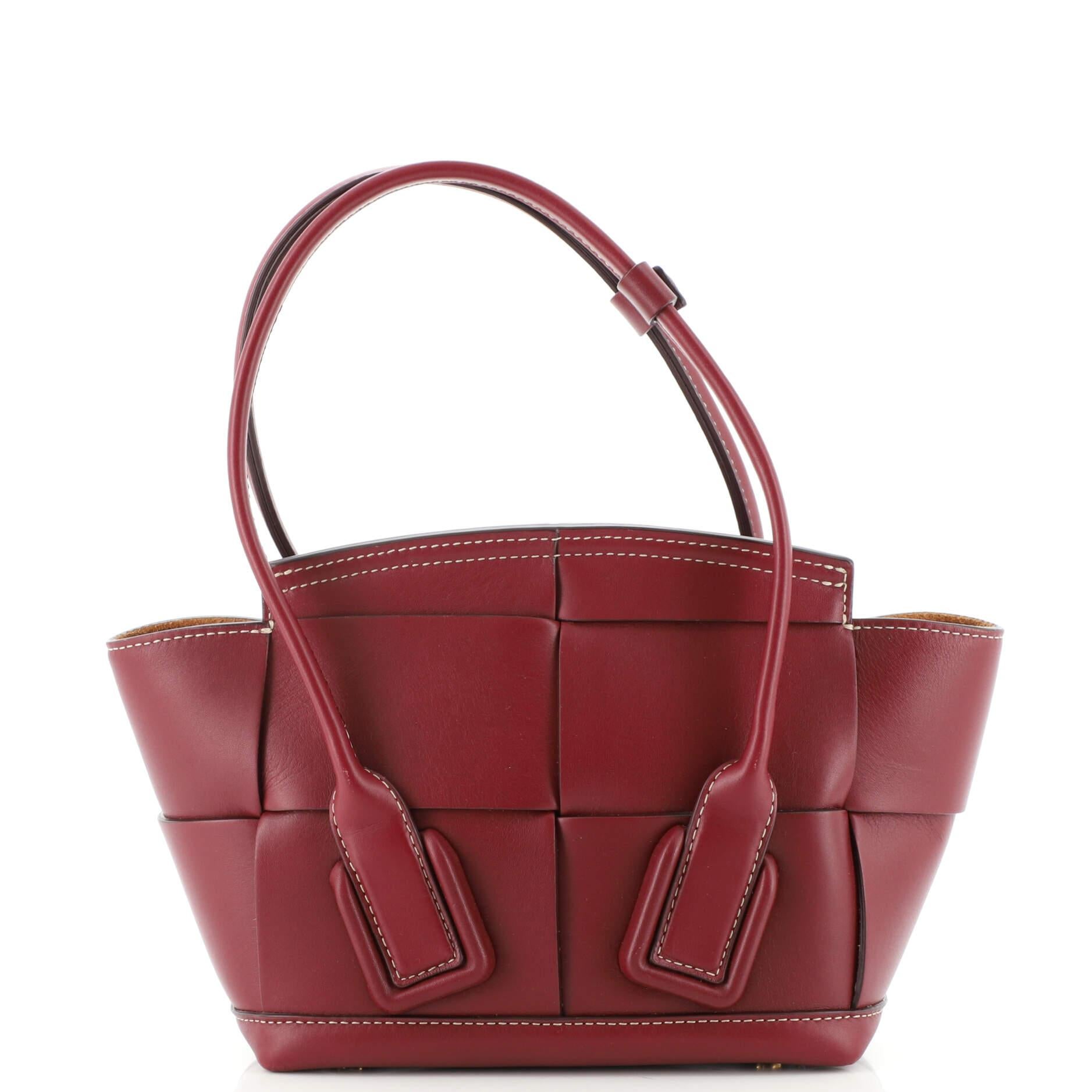 Bottega Veneta Arco Bag Maxi Intrecciato Leather Mini For Sale at 1stDibs