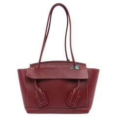 Bottega Veneta Arco Tote Bag Small Burgundy Leather 23cm