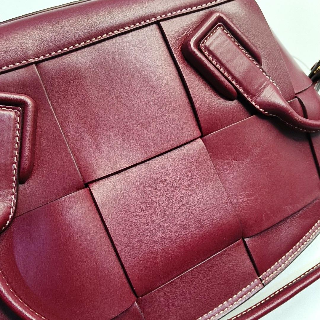 Bottega Veneta Arco Tote Bag Small Burgundy Leather 33cm 7