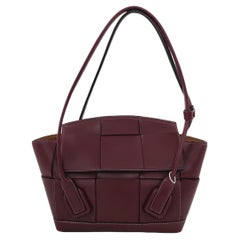 Bottega Veneta Arco Tote Bag Small Burgundy Leather 33cm
