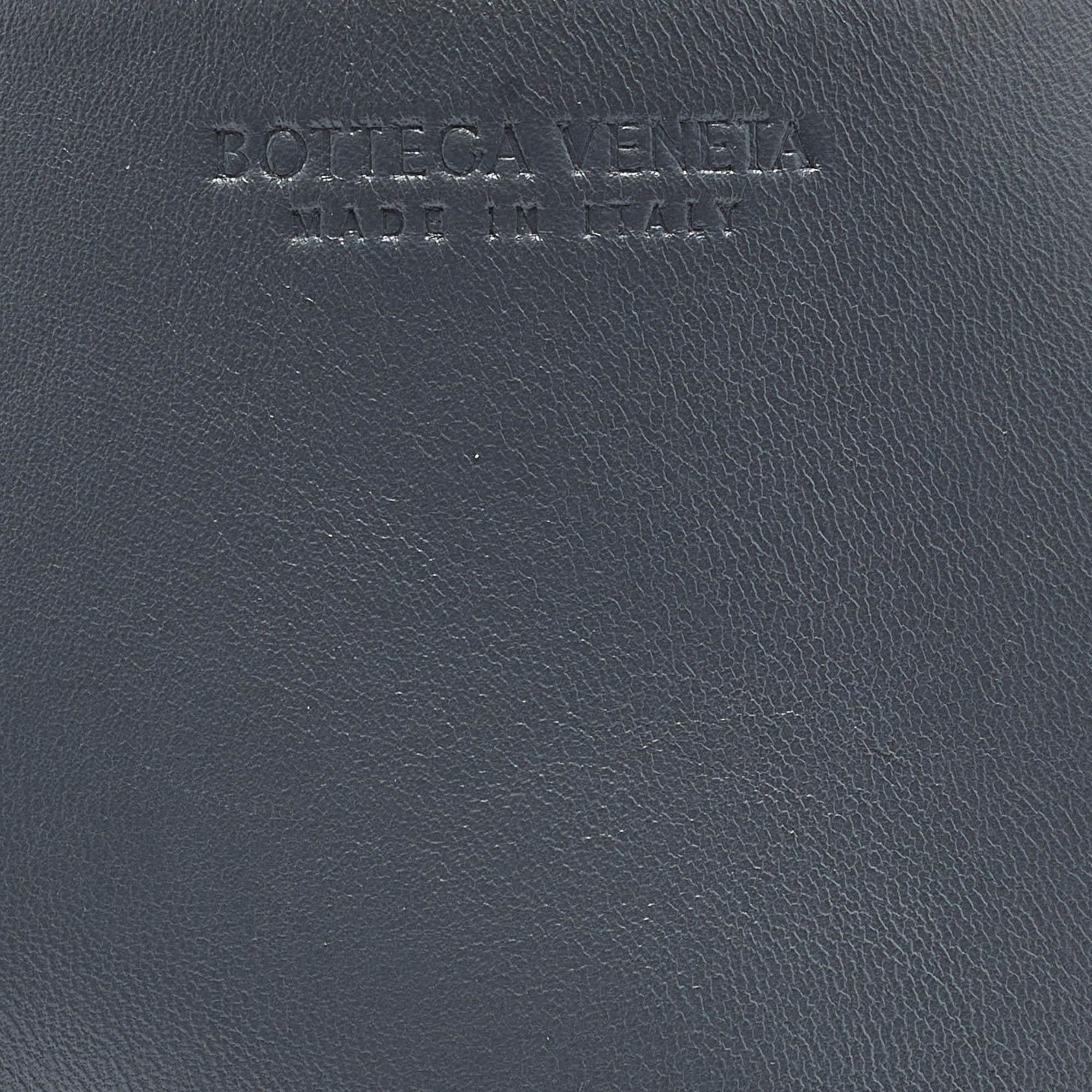 Bottega Veneta Ash Blue Intrecciato Leather Medium Arco Tote 4