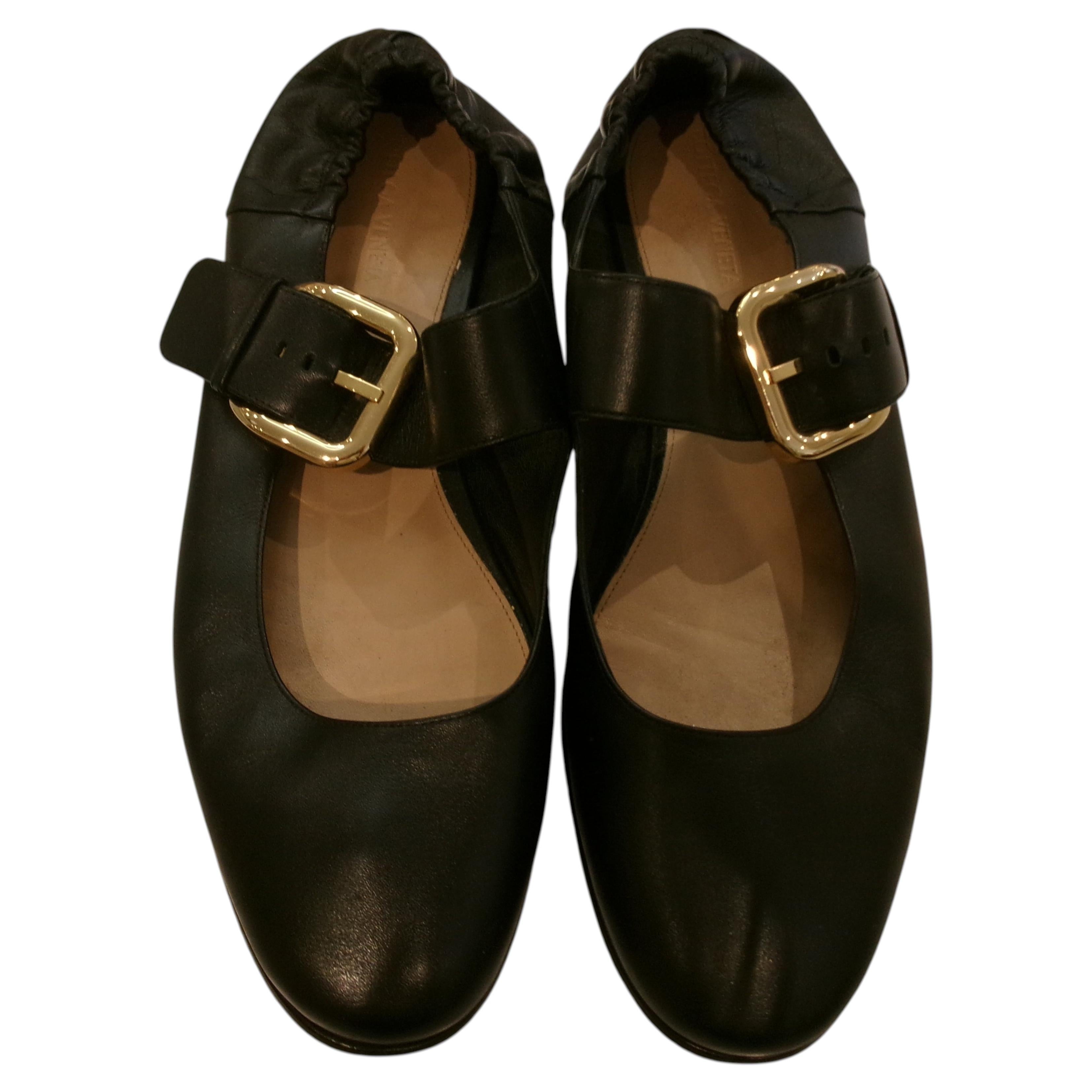 Bottega Veneta Astaire Mary Jane Flats SIZE 42 For Sale