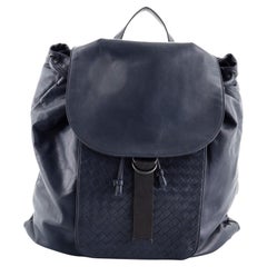 Bottega Veneta Backpack Leather with Intrecciato Large