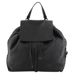 Bottega Veneta Backpack Leather With Intrecciato Medium 