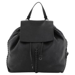 Bottega Veneta Backpack Leather With Intrecciato Medium 