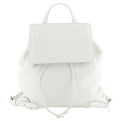 Bottega Veneta Backpack Leather with Intrecciato Medium