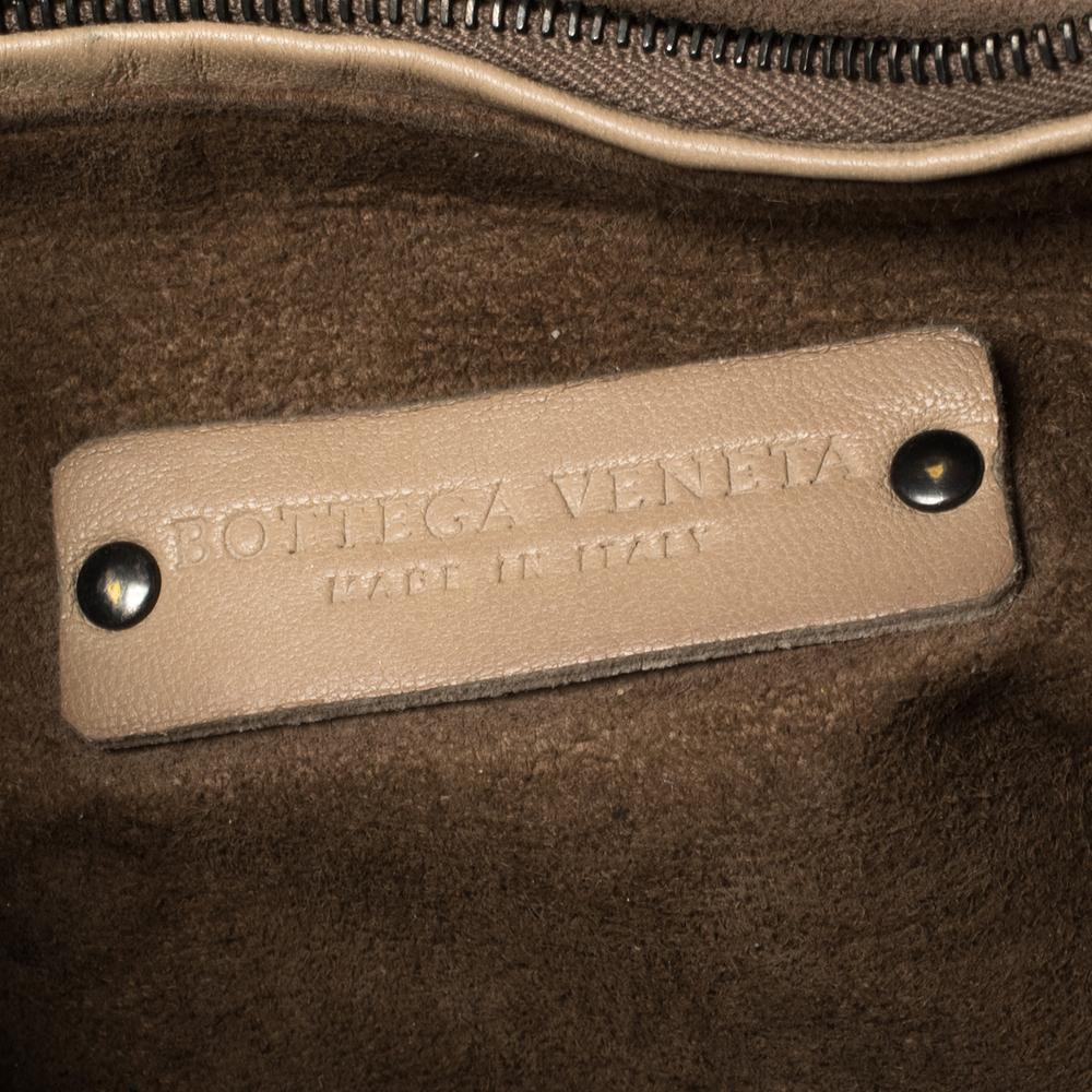 Bottega Veneta Beige Intrecciato Leather Nodini Crossbody Bag 4