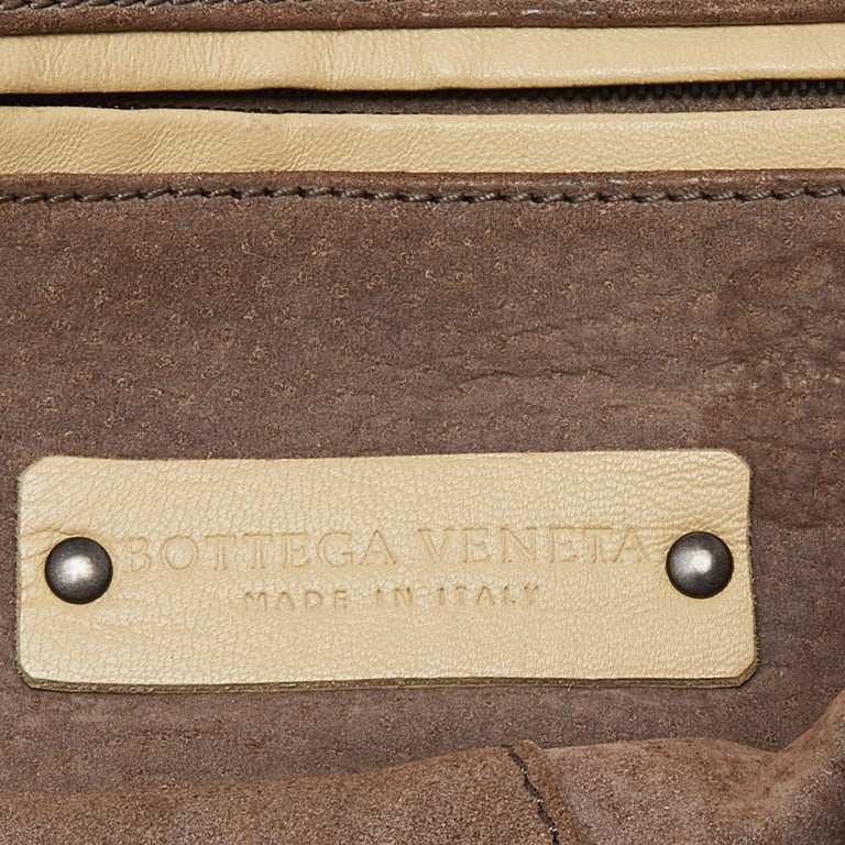 Bottega Veneta Beige Intrecciato Leather Nodini Crossbody Bag For Sale at  1stDibs