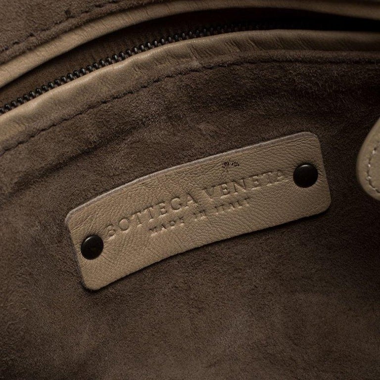 Bottega Veneta Intrecciato Nodini Leather Crossbody Bag (SHG-29701