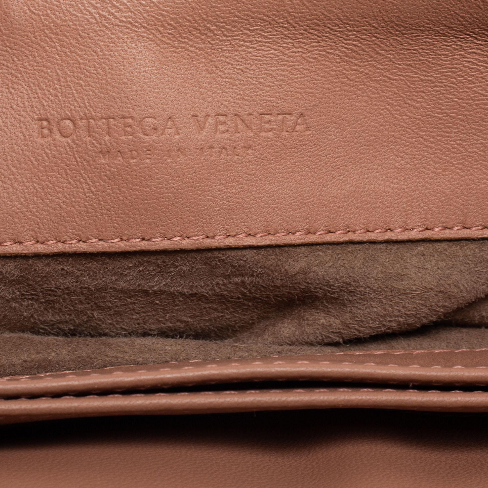 Bottega Veneta Beige Intrecciato Leather Olimpia Shoulder Bag 2