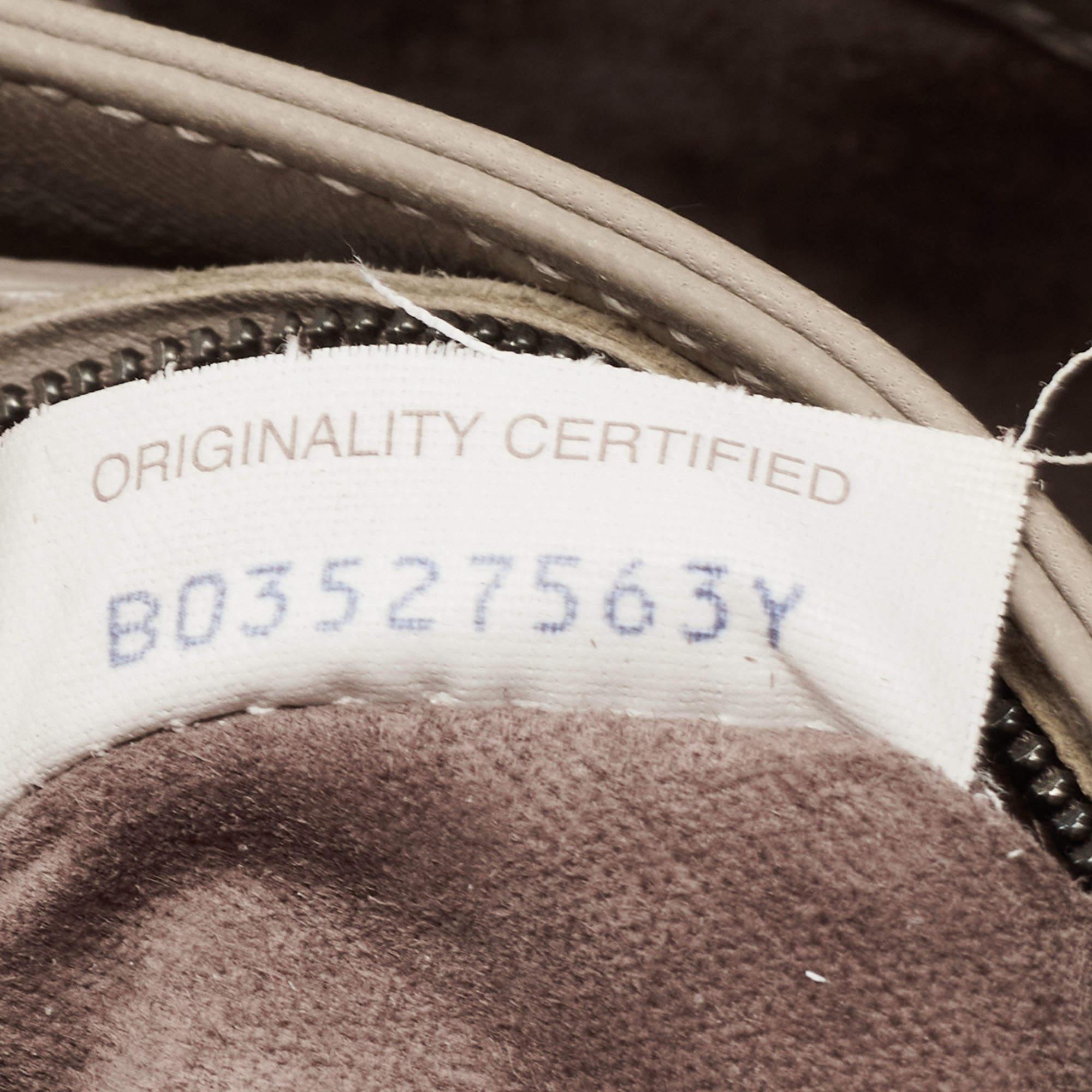 Bottega Veneta Beige Intrecciato Leather Olimpia Top Handle Bag 8