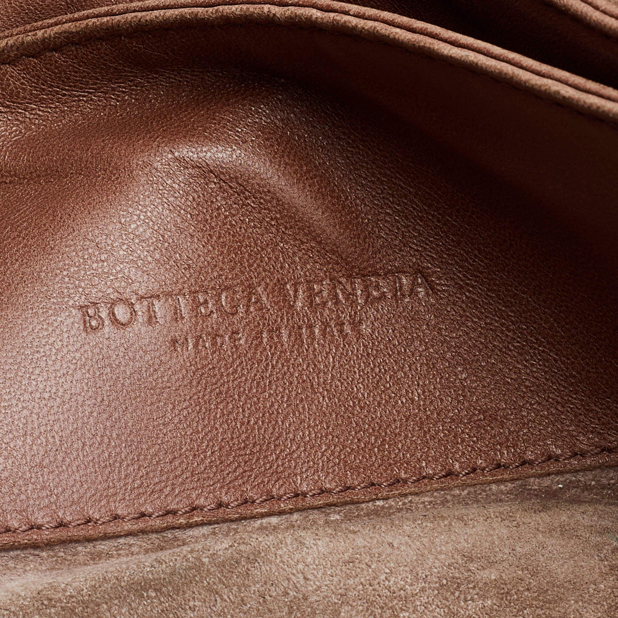 Bottega Veneta Beige Intrecciato Leather Roma Tote 4