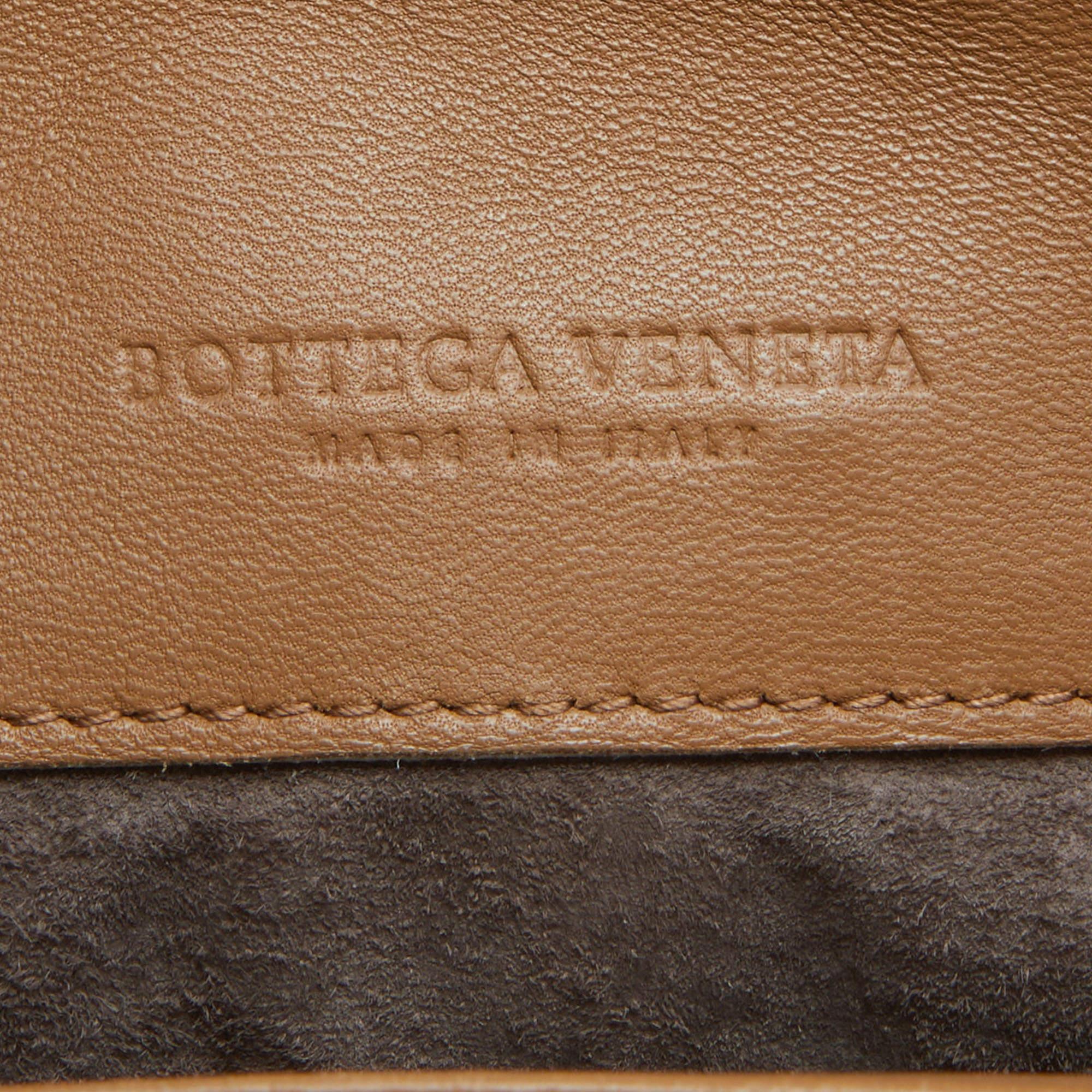 Bottega Veneta Beige Intrecciato Leather Small Olimpia Shoulder Bag 2