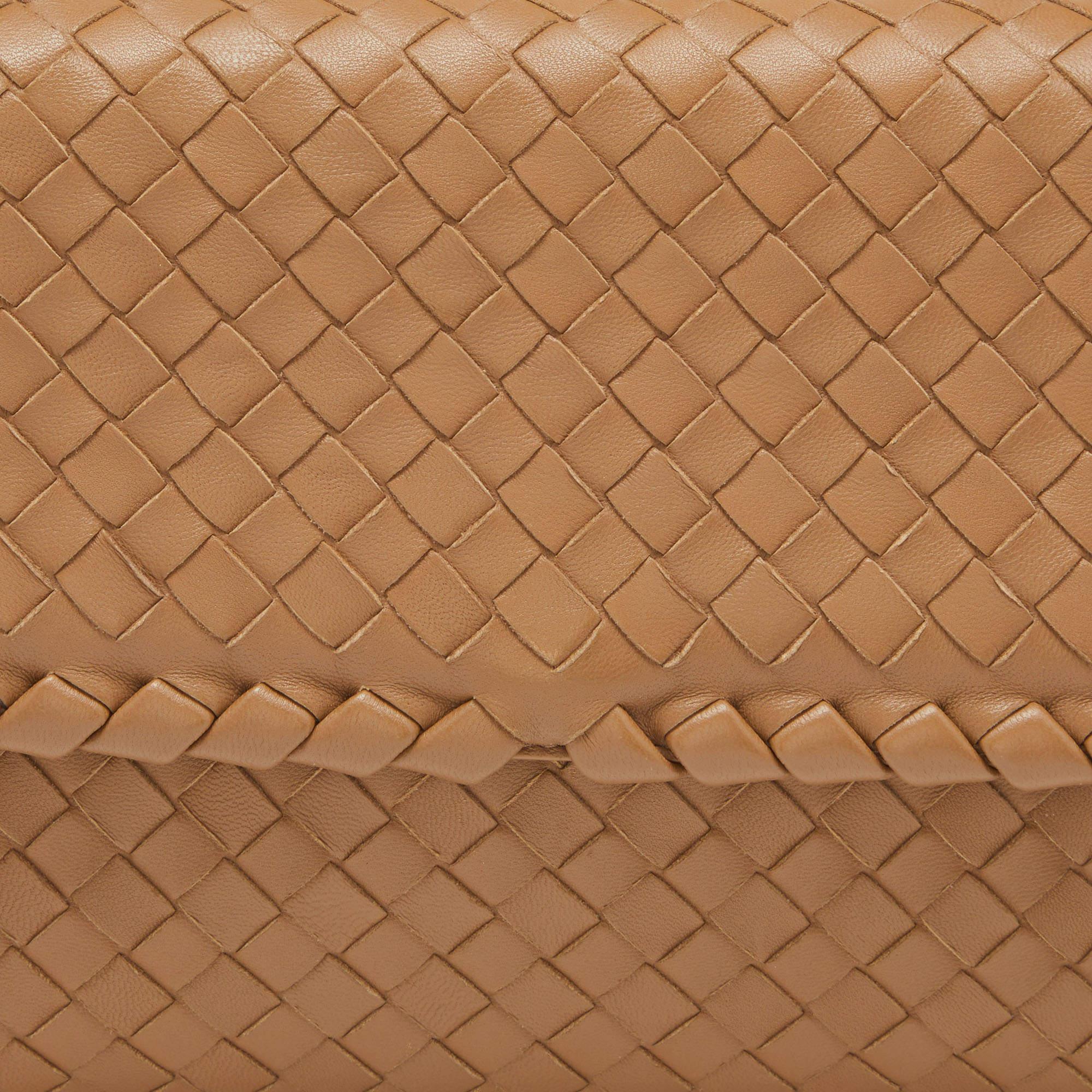 Bottega Veneta Beige Intrecciato Leather Small Olimpia Shoulder Bag 3