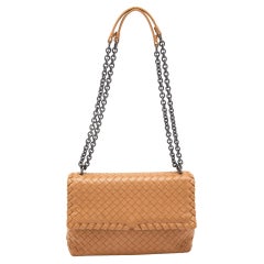 Bottega Veneta Beige Intrecciato Leather Nodini Crossbody Bag For Sale at  1stDibs