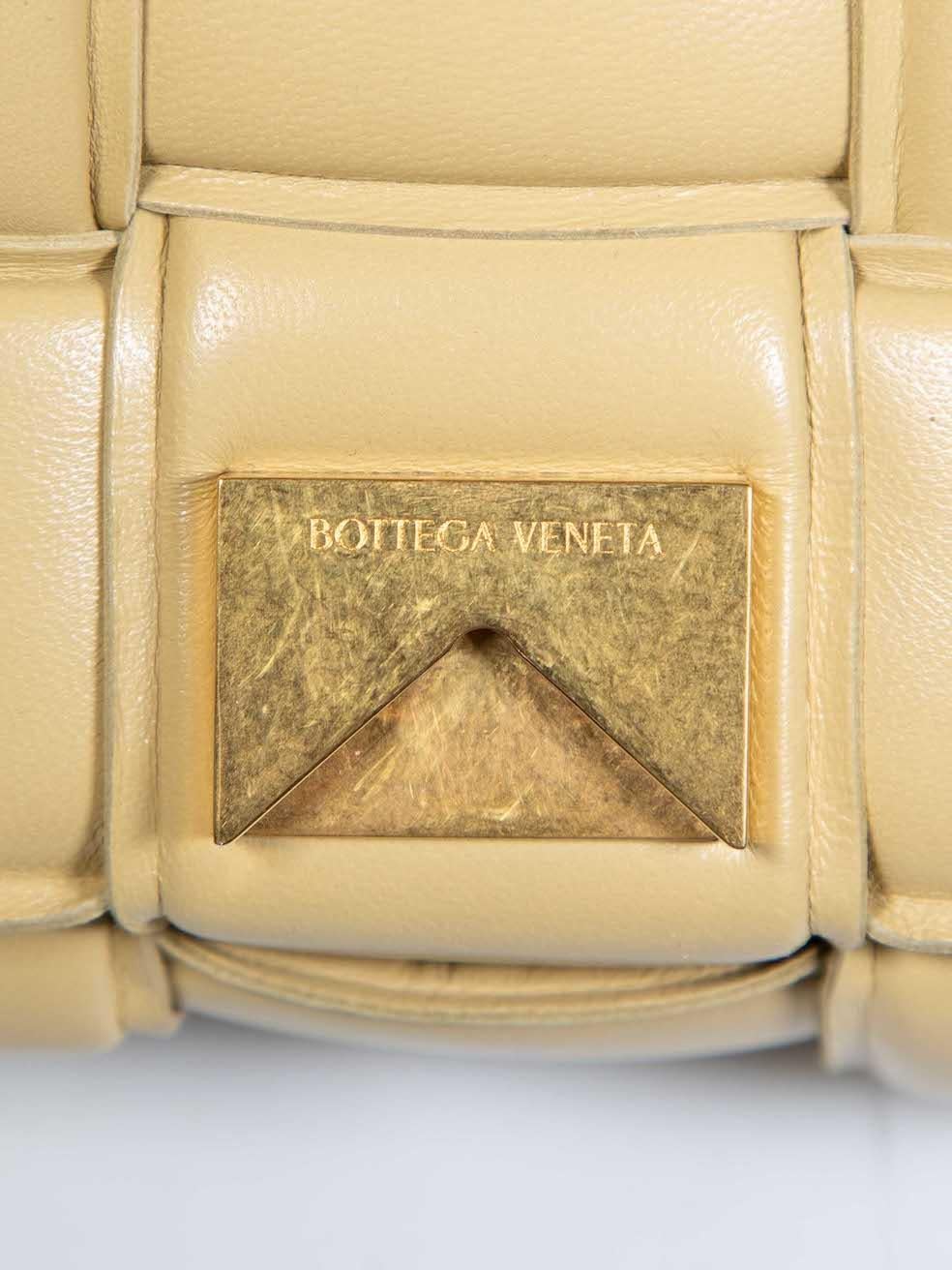 Bottega Veneta Beige Leather Padded Cassette Bag 1