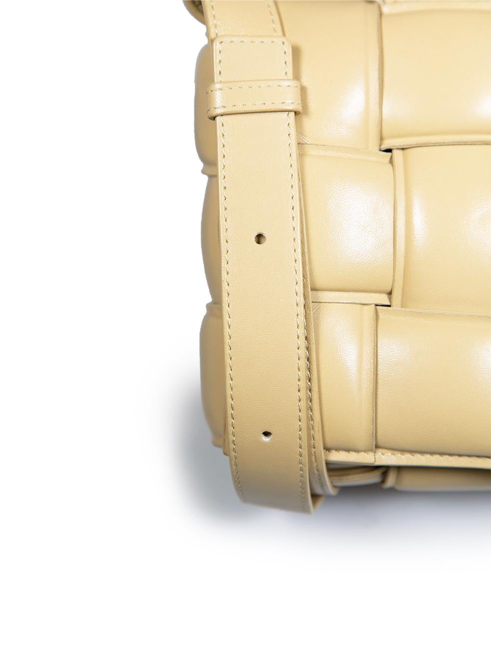Bottega Veneta Beige Leather Padded Cassette Bag 3