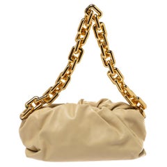 Bottega Veneta Beige Leather The Chain Pouch Bag