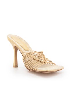 Bottega Veneta Beige Rope Accent Mule Sandals Size IT 37