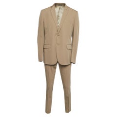 Bottega Veneta Beige Wool Tailored Suit XL/L