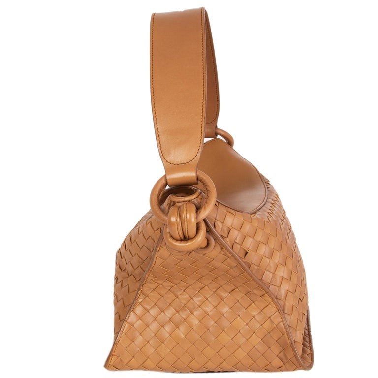 BOTTEGAVENETA INTRECCIATO basket leather 2way Shoulder Handbag 836261V08Z02272 Fondente Dark Brown