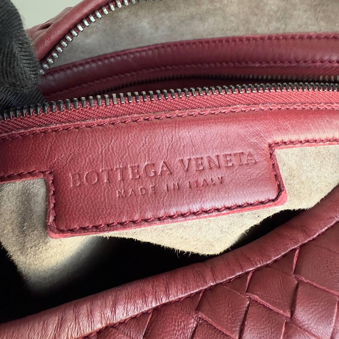 Bottega Veneta Vientre Hobo Intrecciato Ancora Piel de Nappa Roja Mediana 40cm 10