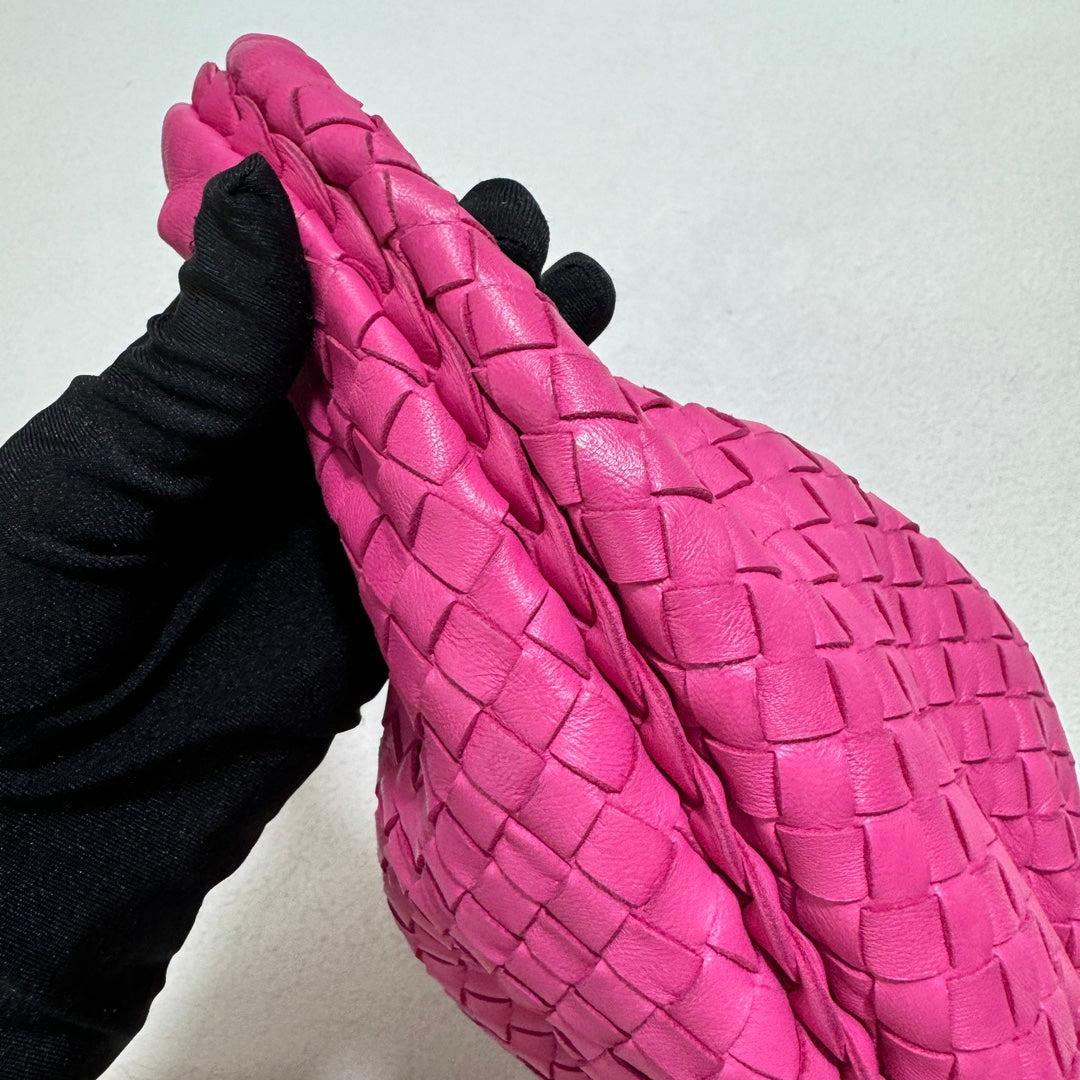 Bottega Veneta Belly Hobo Intrecciato Fuchsia Pink Nappa Leather Medium 6