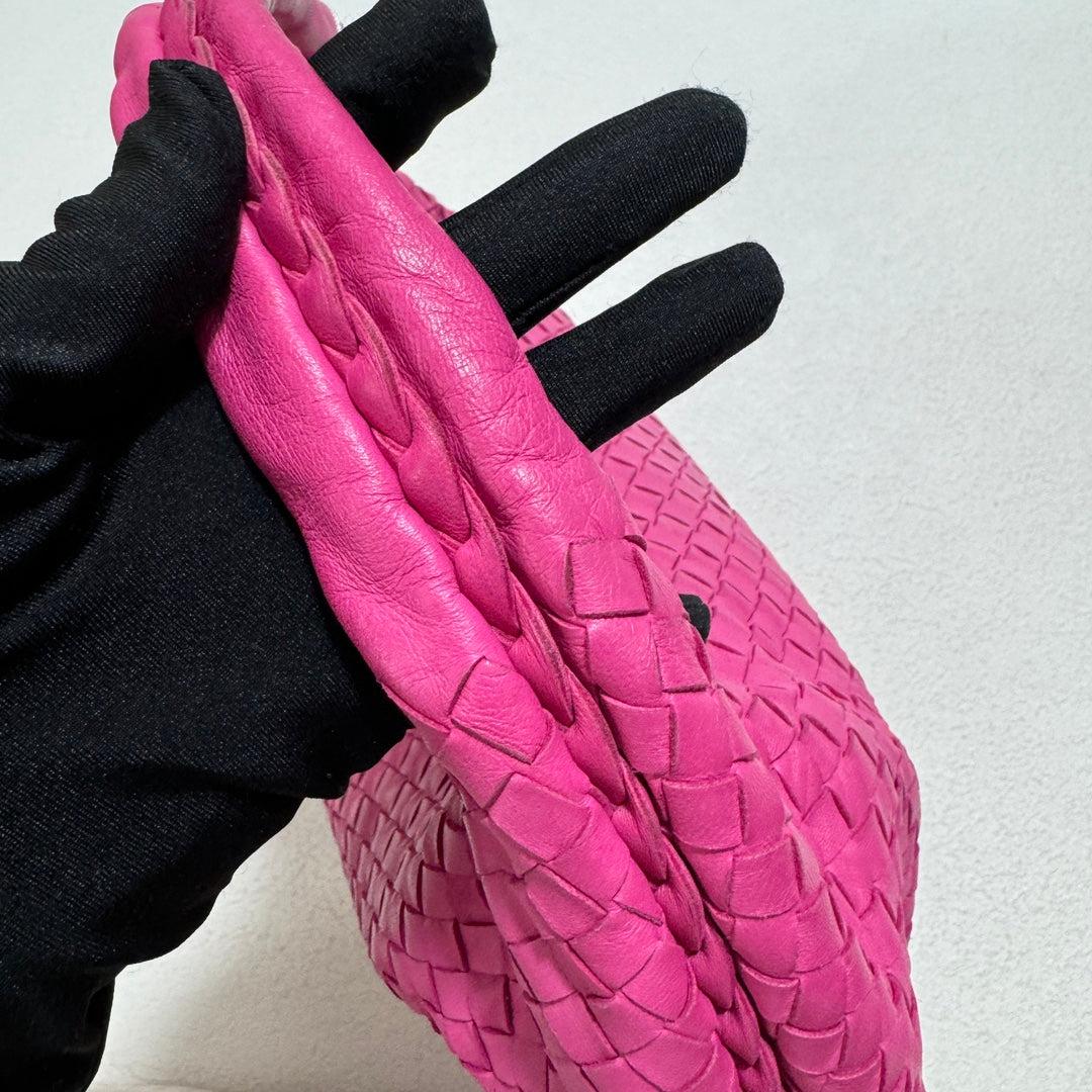 Bottega Veneta Belly Hobo Intrecciato Fuchsia Pink Nappa Leather Medium 7