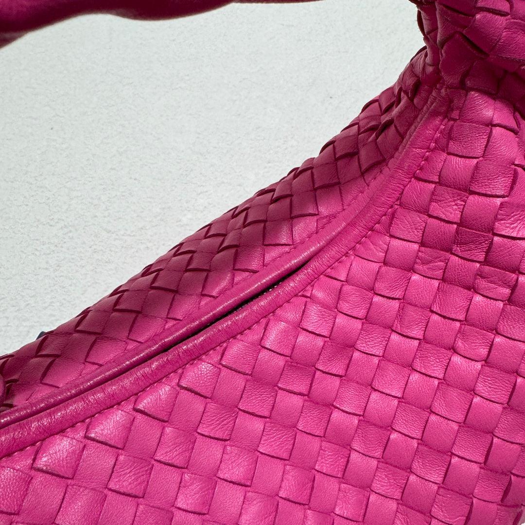 Bottega Veneta Belly Hobo Intrecciato Fuchsia Pink Nappa Leather Medium 8
