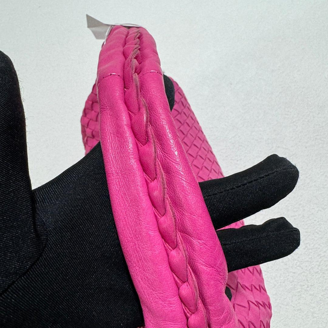 Bottega Veneta Belly Hobo Intrecciato Fuchsia Pink Nappa Leather Medium 10
