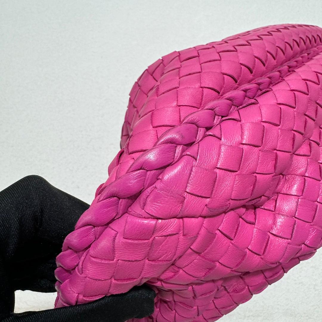 Bottega Veneta Belly Hobo Intrecciato Fuchsia Pink Nappa Leather Medium 4