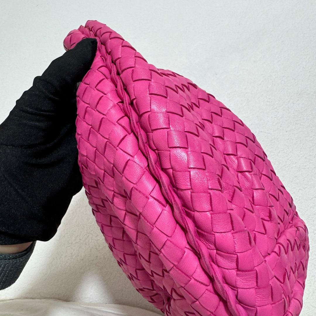 Bottega Veneta Belly Hobo Intrecciato Fuchsia Pink Nappa Leather Medium 5