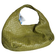Bottega Veneta Belly Hobo Intrecciato Avocado Green Nappa Leather Large 50cm