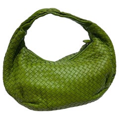 Bottega Veneta Belly Hobo Intrecciato Avocado Green Nappa Leather Medium 40cm