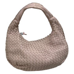 Bottega Veneta Belly Hobo Intrecciato Avocado Light Cherry Blossom Pink Nappa